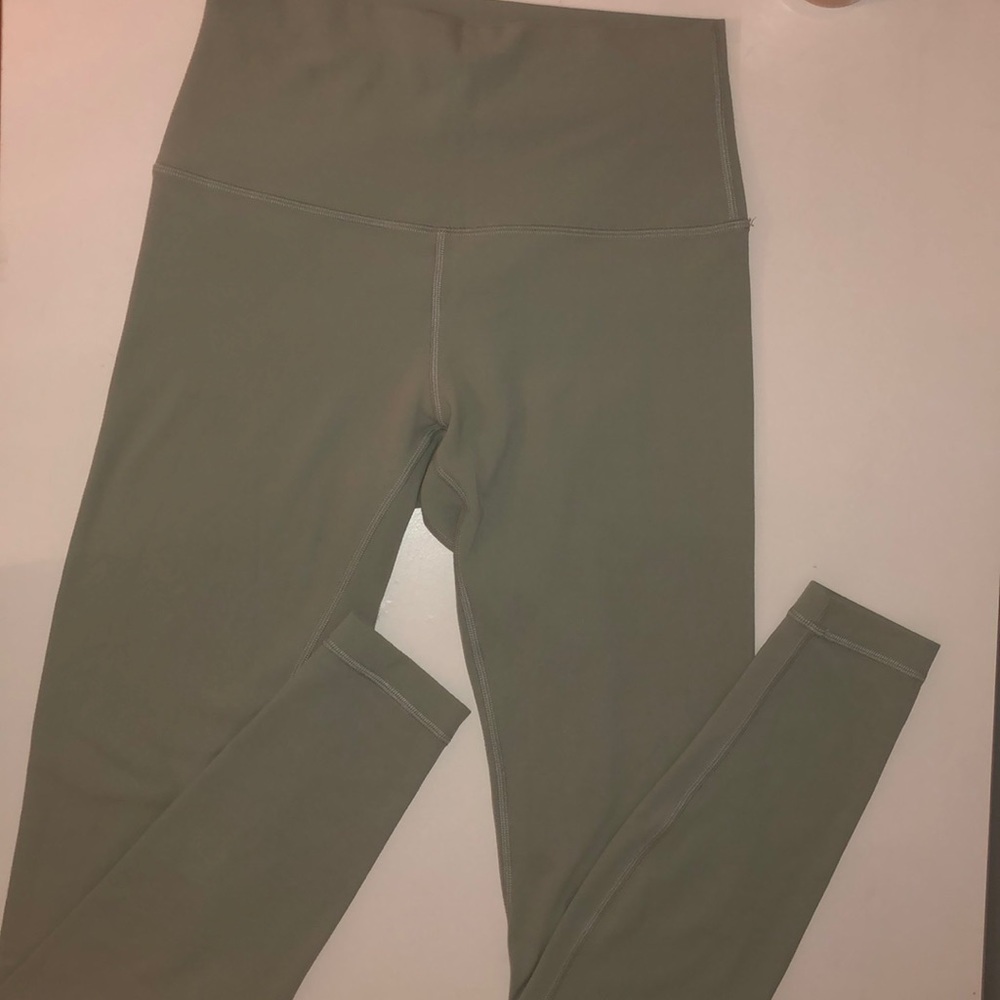 Grey sage lululemon align leggings!!